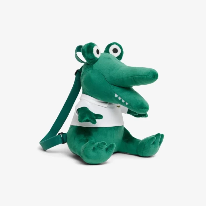 Mochila de cocodrilo de peluche