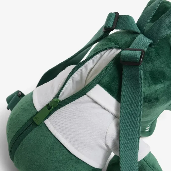 Mochila de cocodrilo de peluche