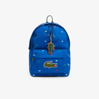 Mochila unisex con estampado de cocodrilo