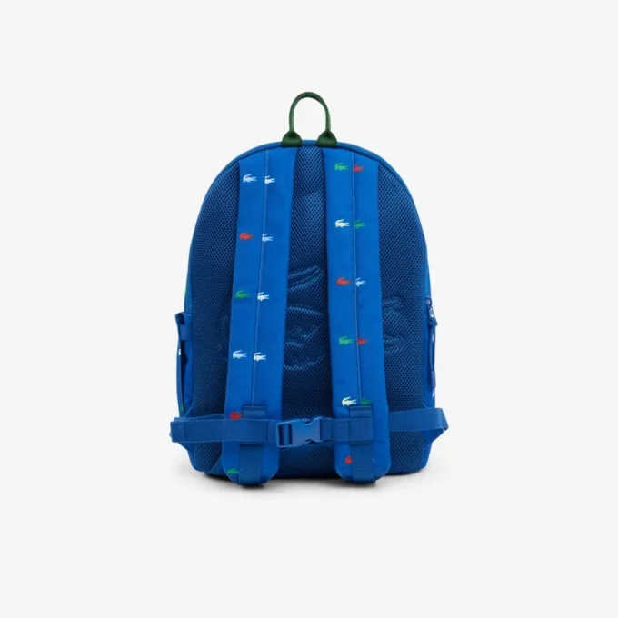 Mochila unisex con estampado de cocodrilo