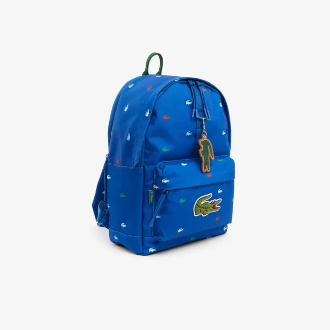 Mochila unisex con estampado de cocodrilo