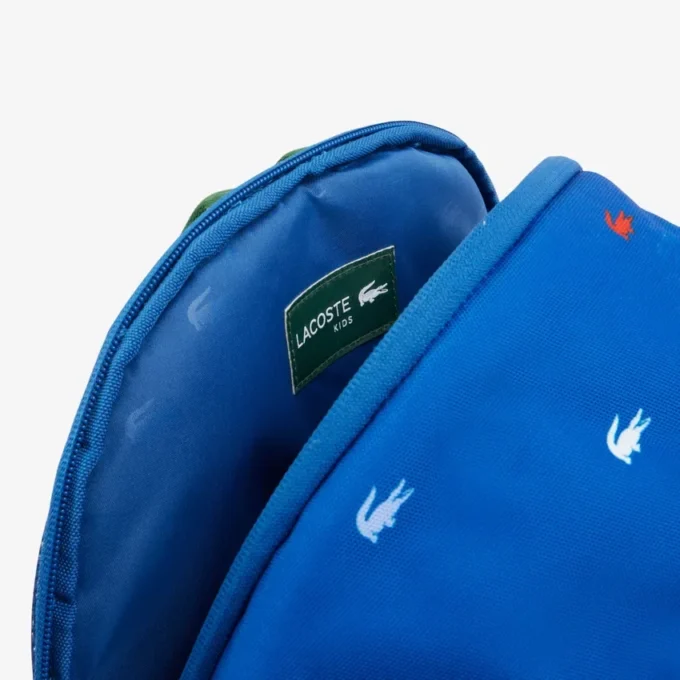 Mochila unisex con estampado de cocodrilo