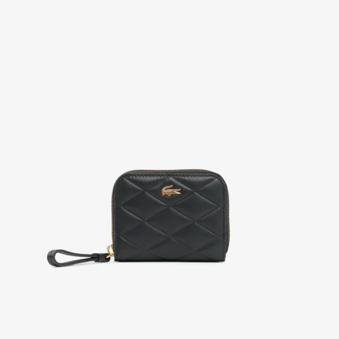 Monedero pequeño de piel de cocodrilo