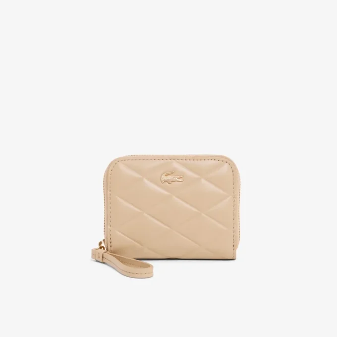 Monedero pequeño de piel de cocodrilo