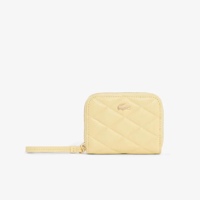 Monedero pequeño de piel de cocodrilo