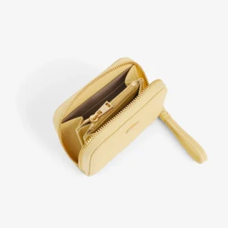 Monedero pequeño de piel de cocodrilo
