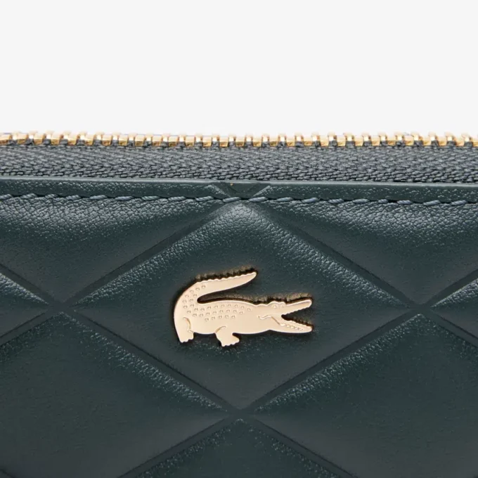 Monedero pequeño de piel de cocodrilo