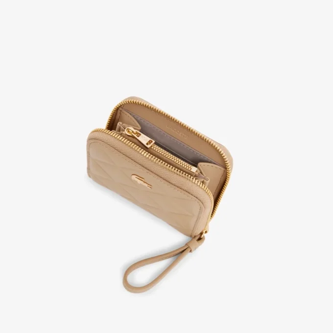 Monedero pequeño de piel de cocodrilo