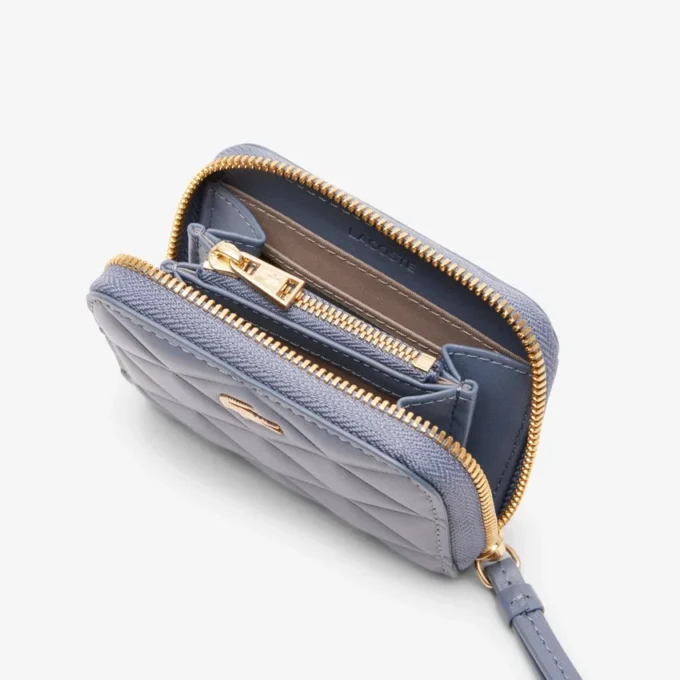 Monedero pequeño de piel de cocodrilo