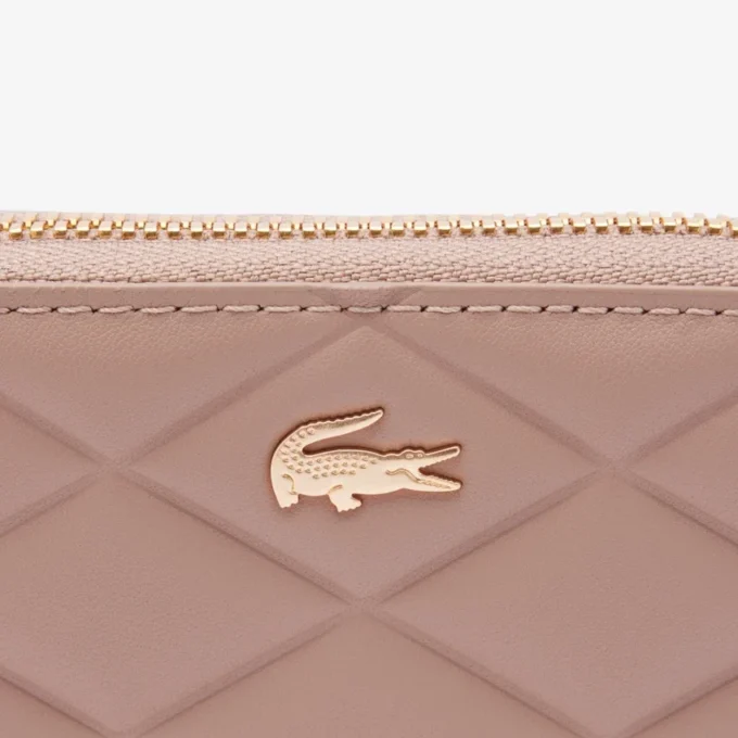 Monedero pequeño de piel de cocodrilo