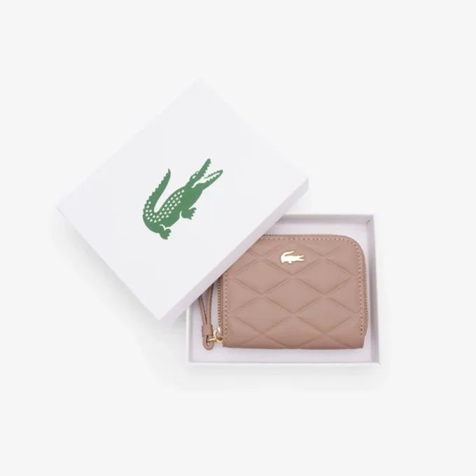 Monedero pequeño de piel de cocodrilo