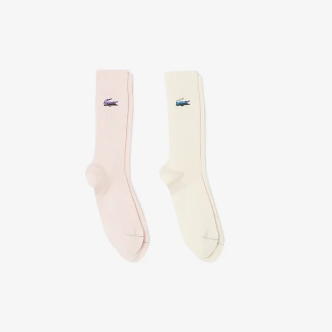 Pack de 2 pares de calcetines unisex de algodón