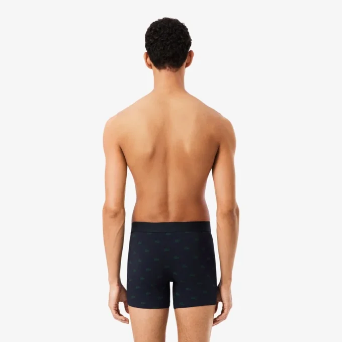 Pack de 3 boxers de algodón elástico estampados