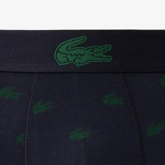 Pack de 3 boxers de algodón elástico estampados