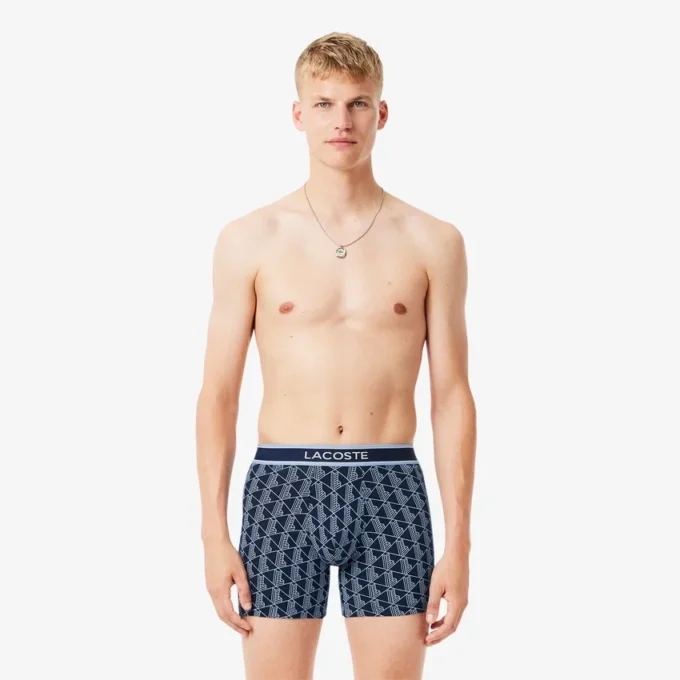 Pack de 3 bóxers con estampado Monogram para hombre