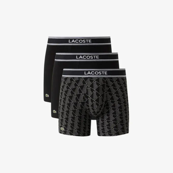 Pack de 3 bóxers con estampado Monogram para hombre