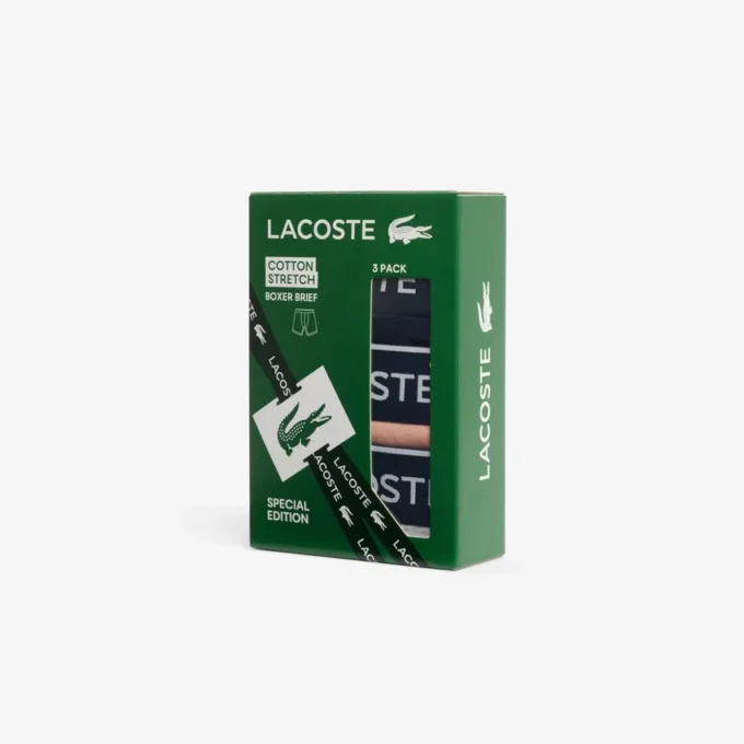 Pack de 3 bóxers de algodón elástico para hombre