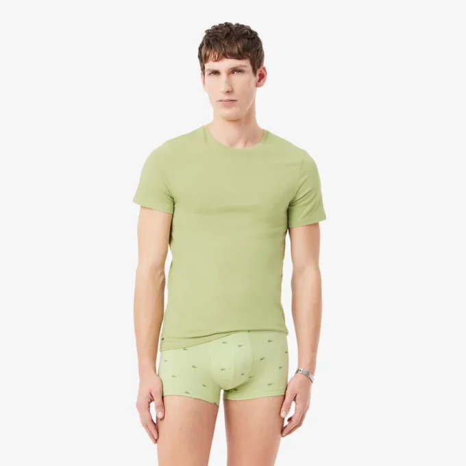 Pack de 3 camisetas interiores slim fit para hombre