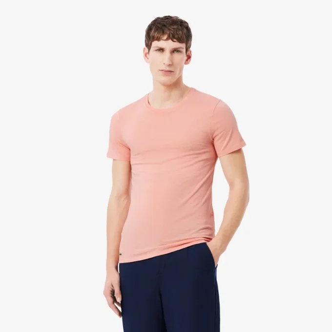 Pack de 3 camisetas interiores slim fit para hombre