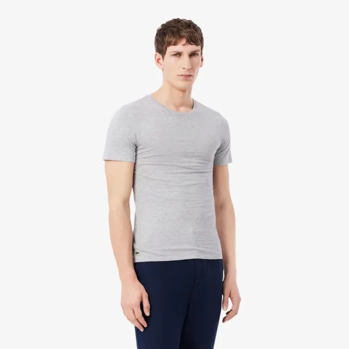 Pack de 3 camisetas interiores slim fit para hombre
