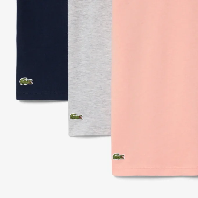 Pack de 3 camisetas interiores slim fit para hombre