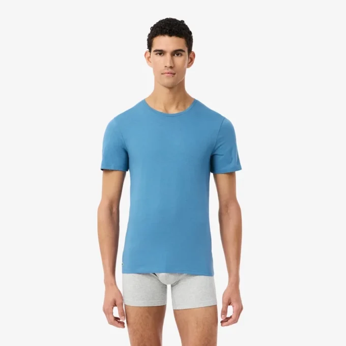 Pack de 3 camisetas interiores slim fit para hombre