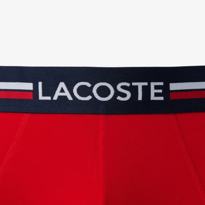 Pack de 3 slips de algodón con logotipo en la cintura para hombre