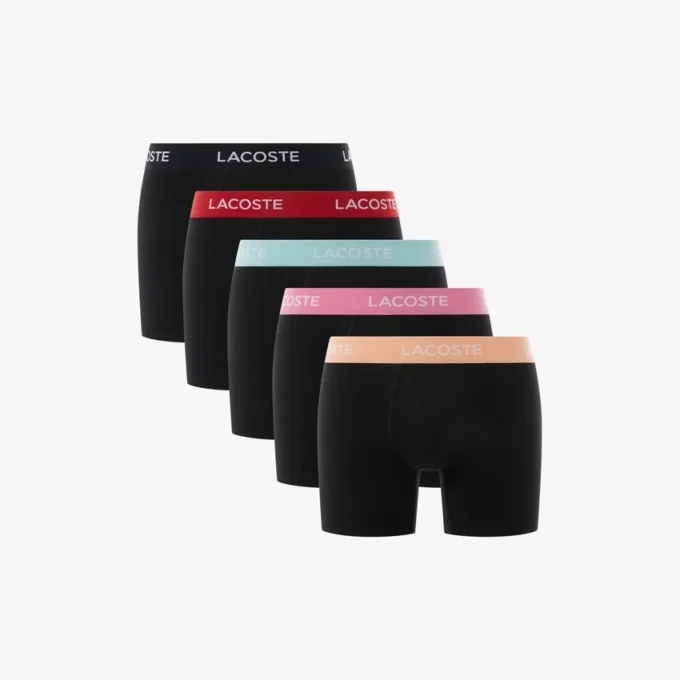 Pack de 5 bóxers de marca para hombre