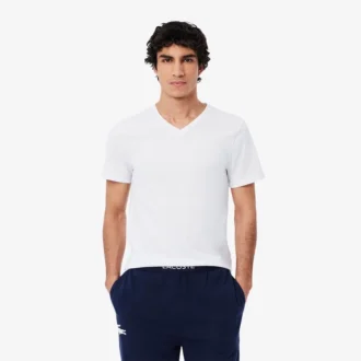 Pack de 5 camisetas interiores slim fit para hombre