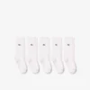 Pack de 5 pares de calcetines de algodón unisex