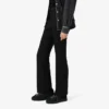 Pantalones acampanados de cintura alta para mujer