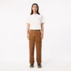 Pantalones cargo de algodón de corte recto para hombre