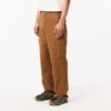Pantalones cargo de algodón de corte recto para hombre