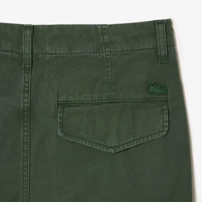 Pantalones cargo de algodón de corte recto para hombre