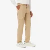 Pantalones cargo de algodón ligero de corte regular para hombre