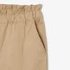Pantalones cargo de sarga de algodón para niña