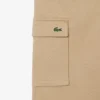 Pantalones cargo de sarga de algodón para niña