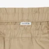 Pantalones cargo de sarga de algodón para niña