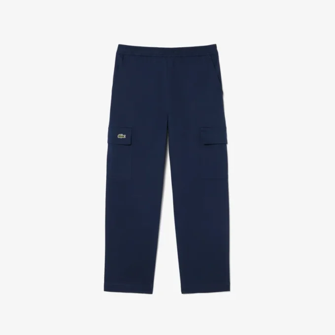 Pantalones cargo de sarga de algodón para niño