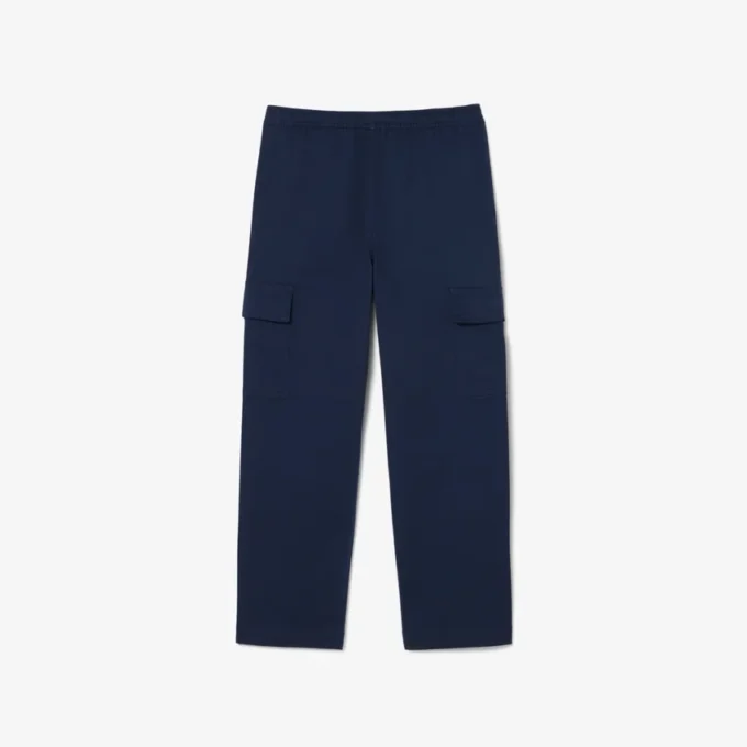 Pantalones cargo de sarga de algodón para niño