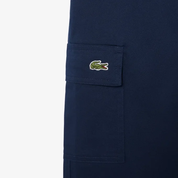Pantalones cargo de sarga de algodón para niño
