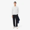 Pantalones chinos de algodón de corte recto