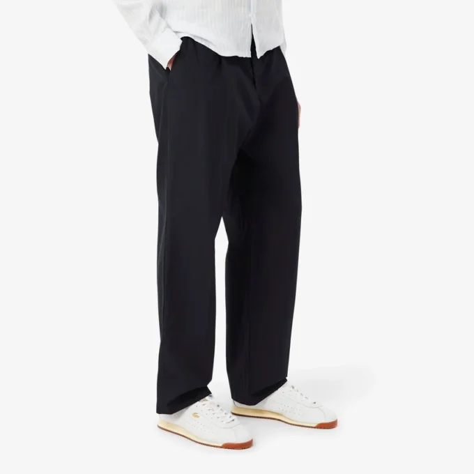 Pantalones chinos de algodón de corte recto
