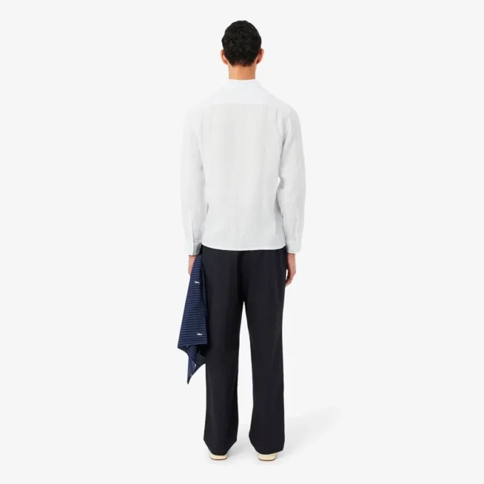 Pantalones chinos de algodón de corte recto