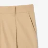 Pantalones chinos de algodón de corte recto