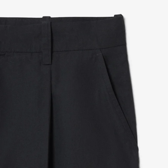 Pantalones chinos de algodón de corte recto