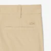 Pantalones chinos de algodón de corte recto