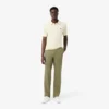 Pantalones chinos de algodón de corte regular