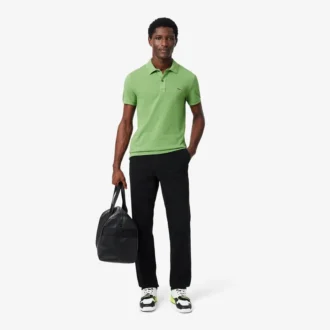 Pantalones chinos de algodón de corte regular