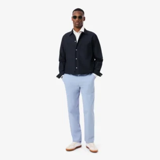 Pantalones chinos de algodón de corte regular